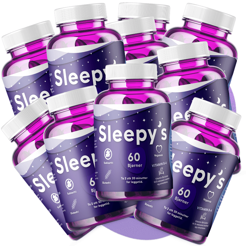 Sleepys Giga – 10 bokser gummibjørner